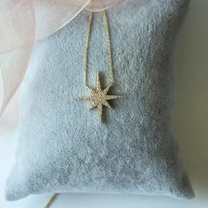 North Star Necklace / Polaris Necklace, Sterling Silver Star Necklace, Gift Idea